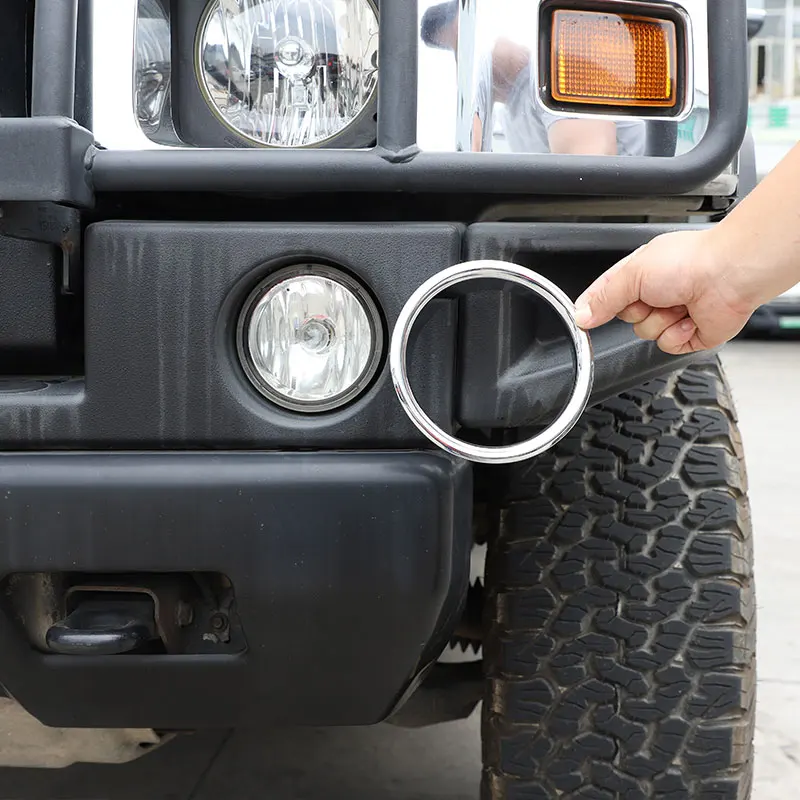 For Hummer H2 2003-2009 Car styling ABS Silver Car Front Rear Fog Lamp Cover Trim Stickers Car Accessories
For Hummer H2 2003-2009 Car styling ABS Silver Car Front Rear Fog Lamp Cover Trim Stickers Car Accessories