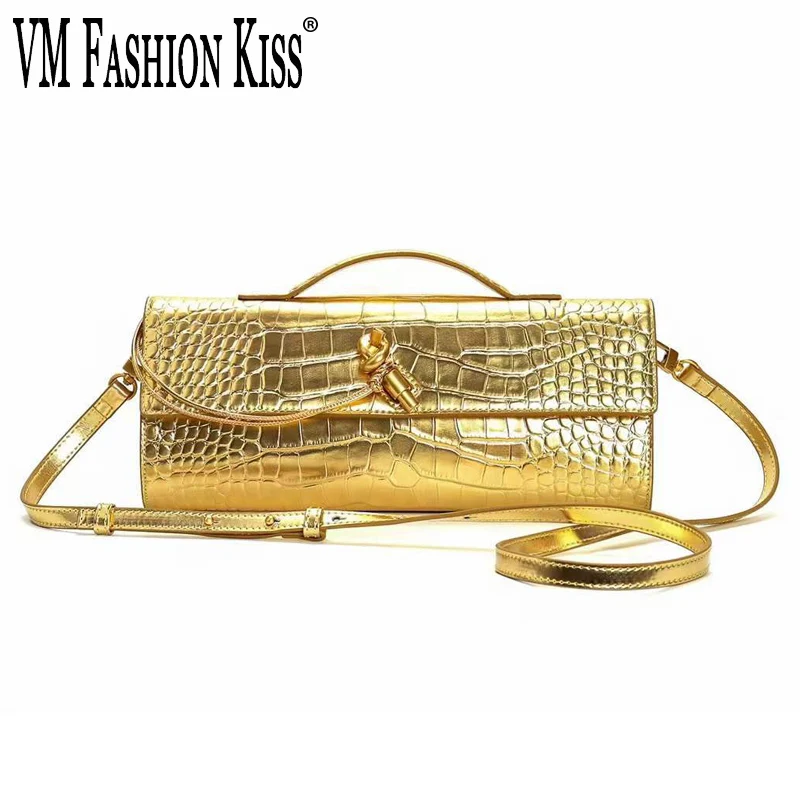 Elegant Gold Bag Woman 2025 Korean Burgundy Luxury Bag Vintage Long Shoulder Bag Handbags Ladies Clutch Underarm Bag PU Leather
Elegant Gold Bag Woman 2025 Korean Burgundy Luxury Bag Vintage Long Shoulder Bag Handbags Ladies Clutch Underarm Bag PU Leather