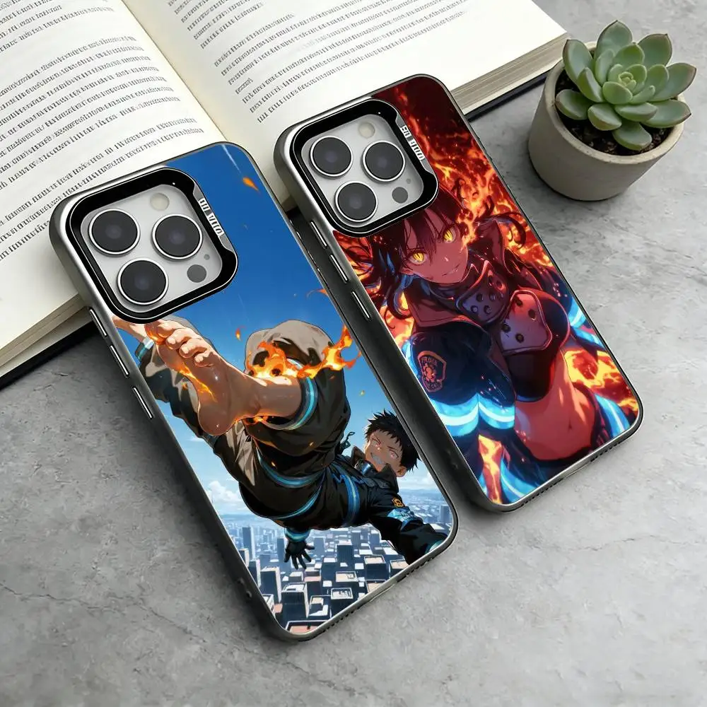 F-Fire Force Phone Case For iPhone 17,16,15,14,13,12,11 Plus,Pro Max,XS,Colorful Silver Phone case Funda Cover
F-Fire Force Phone Case For iPhone 17,16,15,14,13,12,11 Plus,Pro Max,XS,Colorful Silver Phone case Funda Cover