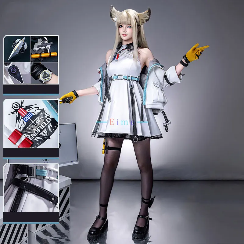 Arknights Endfield Perlica Cosplay Costume Women Outfits Dress Coat Halloween Carnival Uniforms Game Party Suit Custom Made
Arknights Endfield Perlica Cosplay Costume Women Outfits Dress Coat Halloween Carnival Uniforms Game Party Suit Custom Made