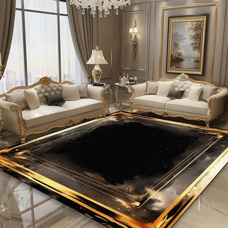 UBN33Modern Luxury Golden Border Carpet for Living Room Decoration Bedroom Bedside Large Area Rugs Bathroom Cloakroom Non-sl9Hb^
UBN33Modern Luxury Golden Border Carpet for Living Room Decoration Bedroom Bedside Large Area Rugs Bathroom Cloakroom Non-sl9Hb^