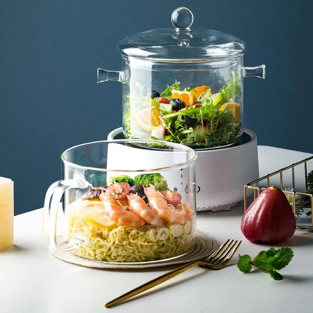 Ramen Noodles Thickened Transparent Heat-resistant Glass Soup Pot Salad Bowl Saucepan Cookware
Ramen Noodles Thickened Transparent Heat-resistant Glass Soup Pot Salad Bowl Saucepan Cookware