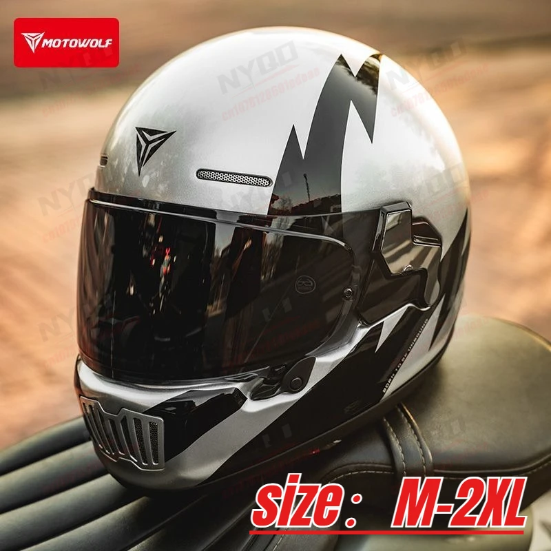 Motowolf DOT Certified Full Face Motorcycle Helmet ABS Shell Retro Unisex Riding Gear
Motowolf DOT Certified Full Face Motorcycle Helmet ABS Shell Retro Unisex Riding Gear
