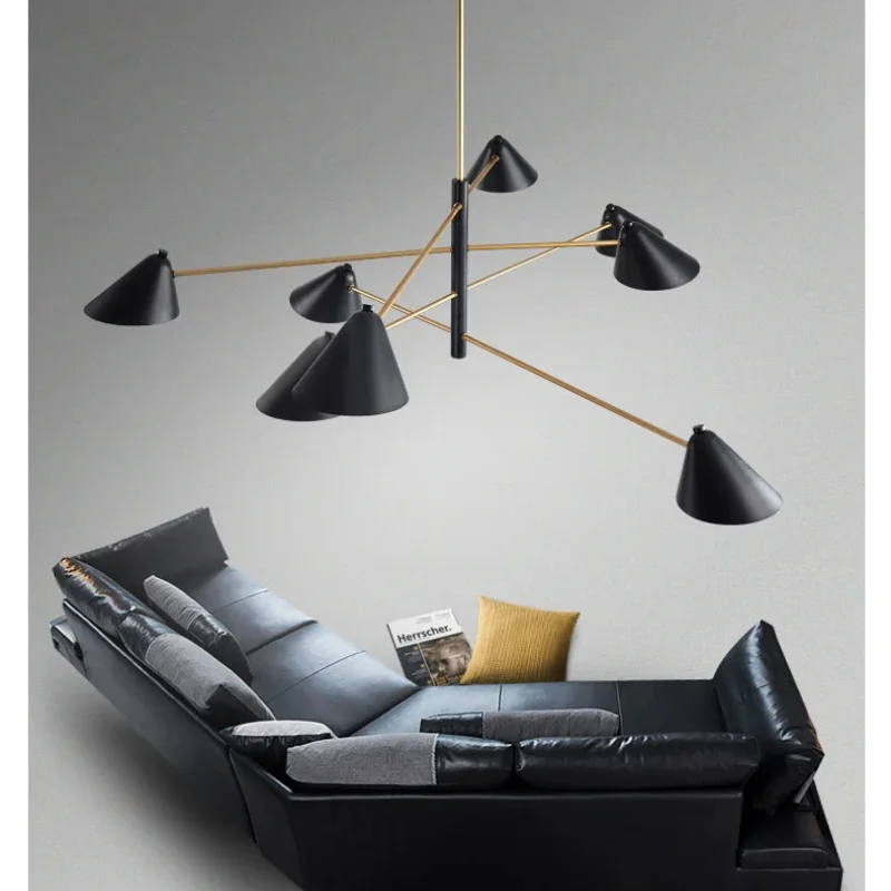 Creative Art Iron Cone Chandelier Living Room Designer Simple Atmosphere Pendant Lamp Dining Room Home Decoration Lighting
Creative Art Iron Cone Chandelier Living Room Designer Simple Atmosphere Pendant Lamp Dining Room Home Decoration Lighting