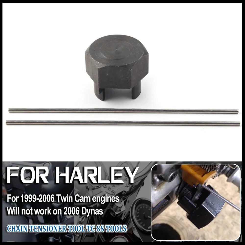 Motorcycle Chain Tensioner Tool TC 88 Tools For Harley Davidson Twin Cam 1999 2000 2001 2002 2003 2004 2005 2006
Motorcycle Chain Tensioner Tool TC 88 Tools For Harley Davidson Twin Cam 1999 2000 2001 2002 2003 2004 2005 2006