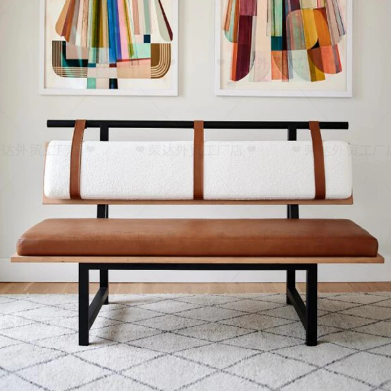Solid wood benches, second-hand dining dining tables, dining chairs, with backrests, home minimalist leather, double three
Solid wood benches, second-hand dining dining tables, dining chairs, with backrests, home minimalist leather, double three