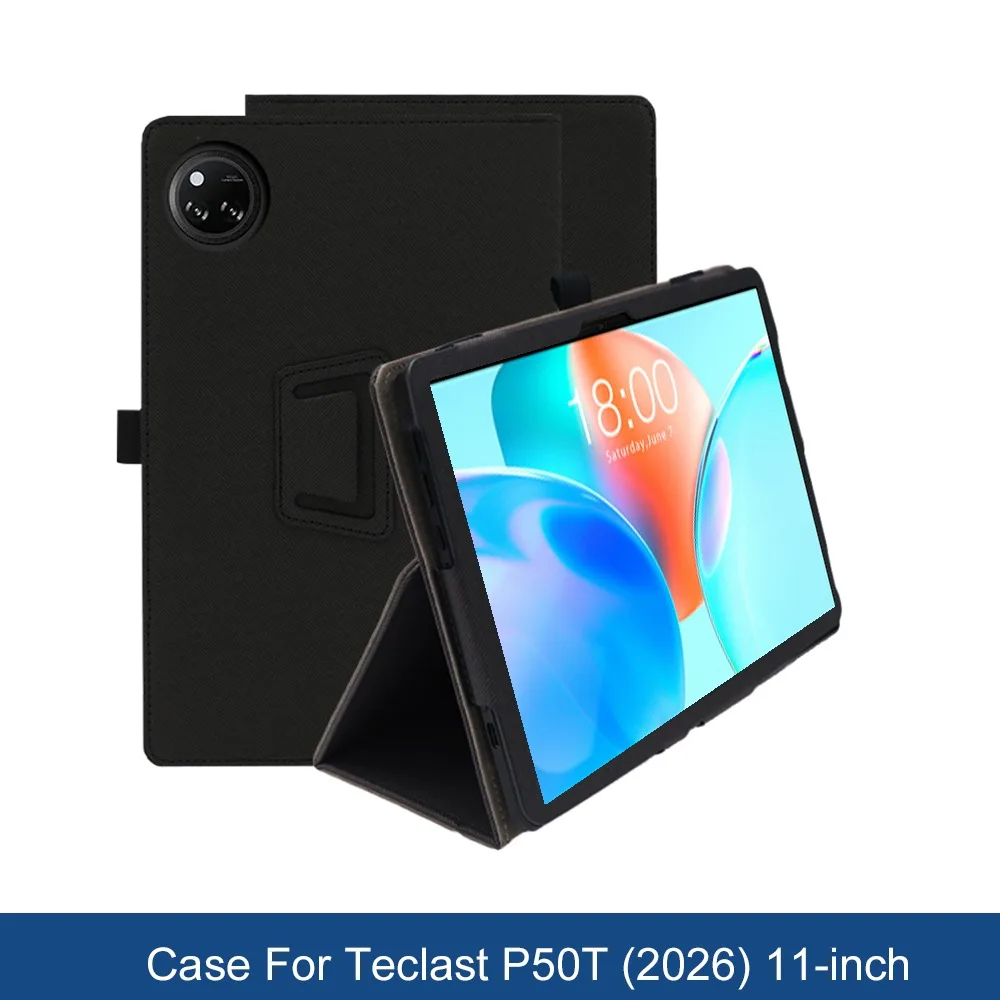 Funda Case For Teclast P50T (2026),11" Case Folding Stand Protective Cover with Pencil Holder and Wrist Strap PU Full Protection
Funda Case For Teclast P50T (2026),11" Case Folding Stand Protective Cover with Pencil Holder and Wrist Strap PU Full Protection