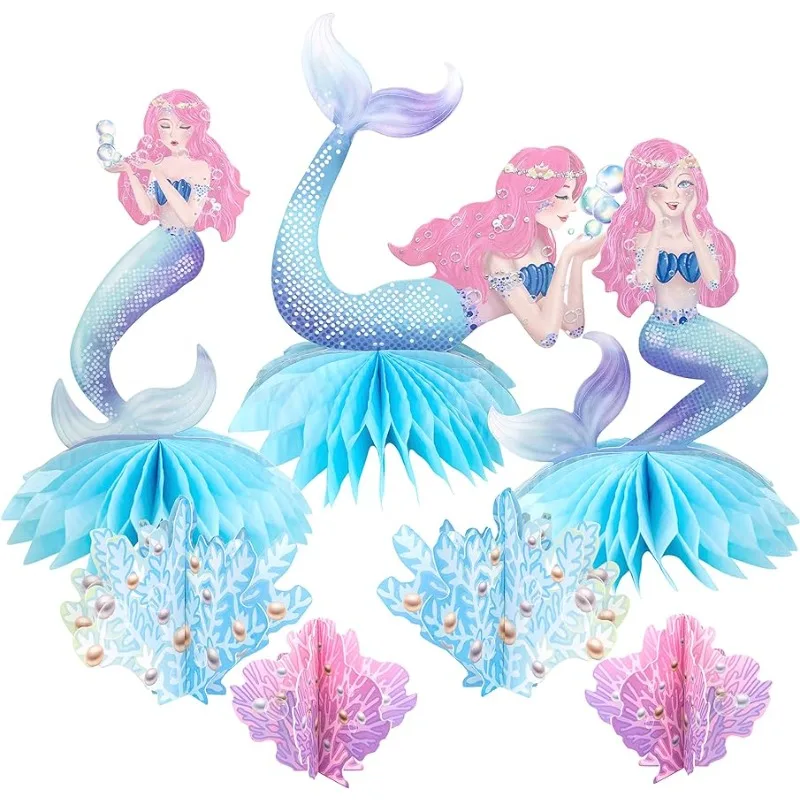 7Pcs Pink Blue Mermaid Party Table Centerpiece Under The Sea Party Table Decorations Coral Little Mermaid Party Table Supplies
7Pcs Pink Blue Mermaid Party Table Centerpiece Under The Sea Party Table Decorations Coral Little Mermaid Party Table Supplies