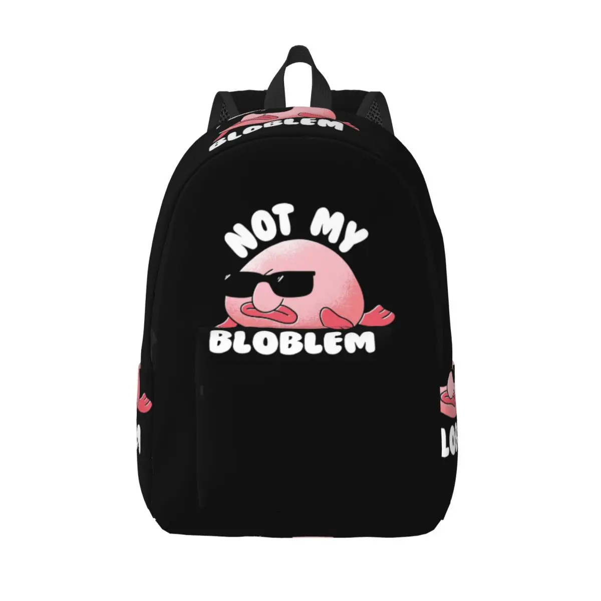 Blobfish Not My Bloblem Not My Problem Student Backpack School Bag Travel Daypack for Men Women Fashion Bookbag Shoulder Bags
Blobfish Not My Bloblem Not My Problem Student Backpack School Bag Travel Daypack for Men Women Fashion Bookbag Shoulder Bags