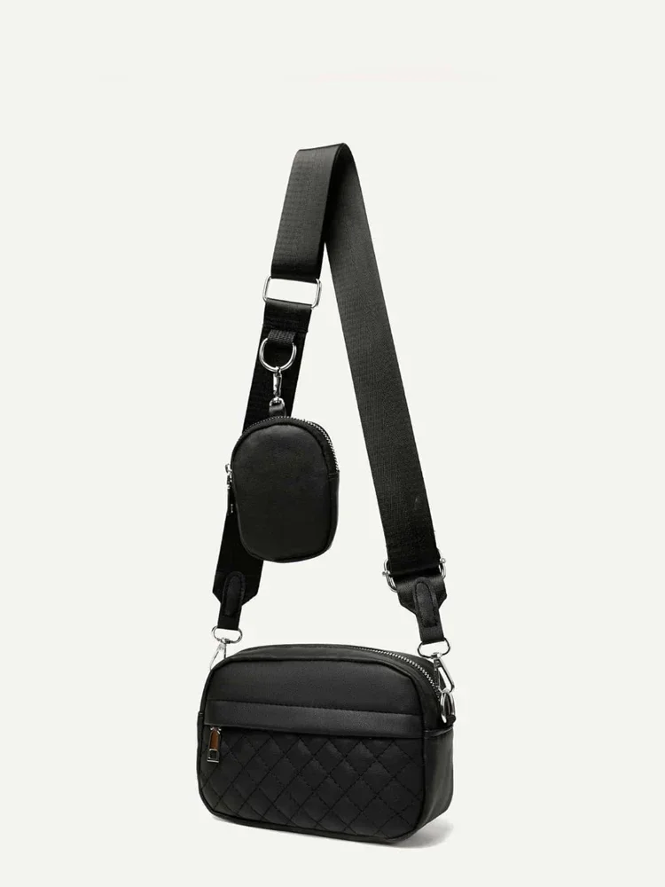 New Women Bags Mini Quilted Crossbody Bag,With Coin Purse Simple Solid Color Crossbody Bag,Casual Shoulder Bag,Square Zipper Bag
New Women Bags Mini Quilted Crossbody Bag,With Coin Purse Simple Solid Color Crossbody Bag,Casual Shoulder Bag,Square Zipper Bag