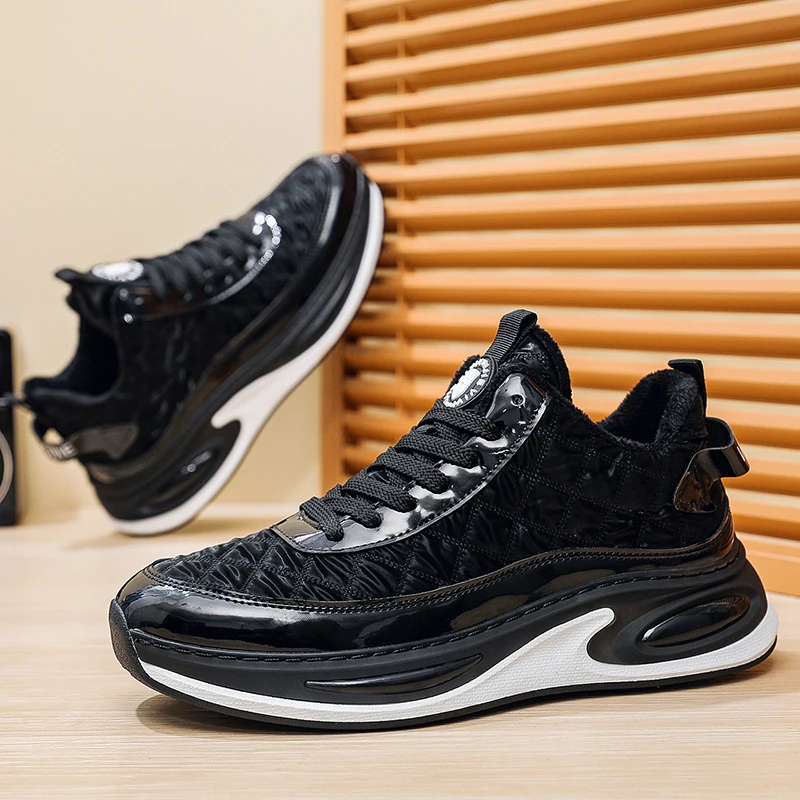 Mens Running Shoes Winter Plush Thick Cosy Casual Sports Cotton Shoes Anti Slip Cushioning Fashion Outdoor Sneakers for Men
Mens Running Shoes Winter Plush Thick Cosy Casual Sports Cotton Shoes Anti Slip Cushioning Fashion Outdoor Sneakers for Men