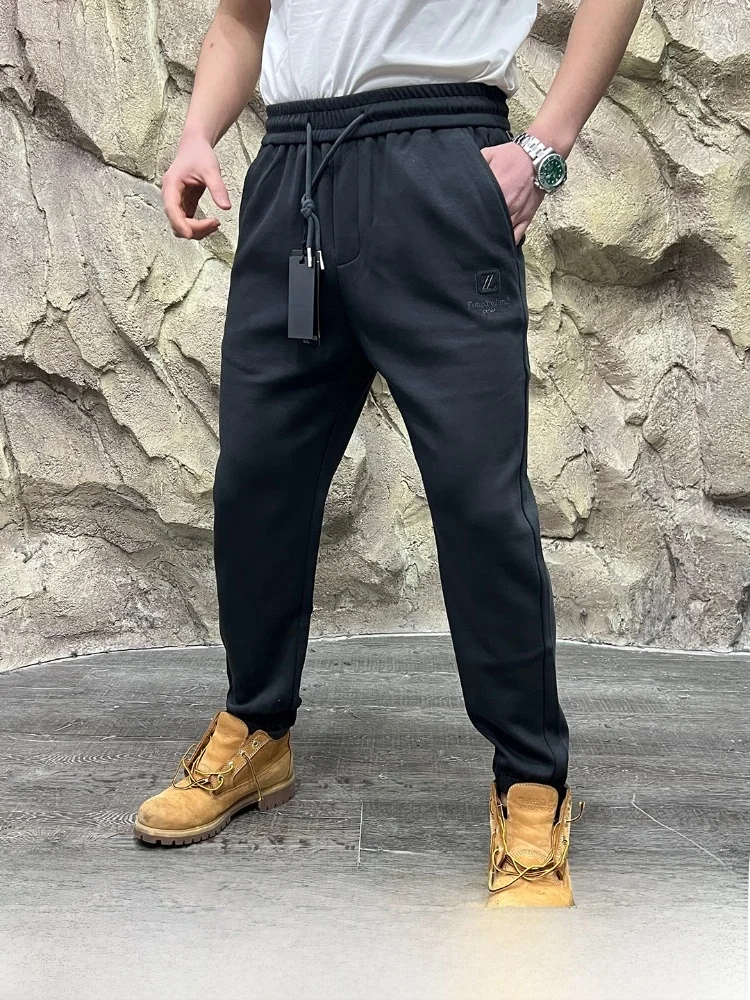 Thiened Fabric Men's Winter Spor Casual Trousers Straight Leg Cuffed Sweatpants Comfortable Fit Youth Faion
Thiened Fabric Men's Winter Spor Casual Trousers Straight Leg Cuffed Sweatpants Comfortable Fit Youth Faion