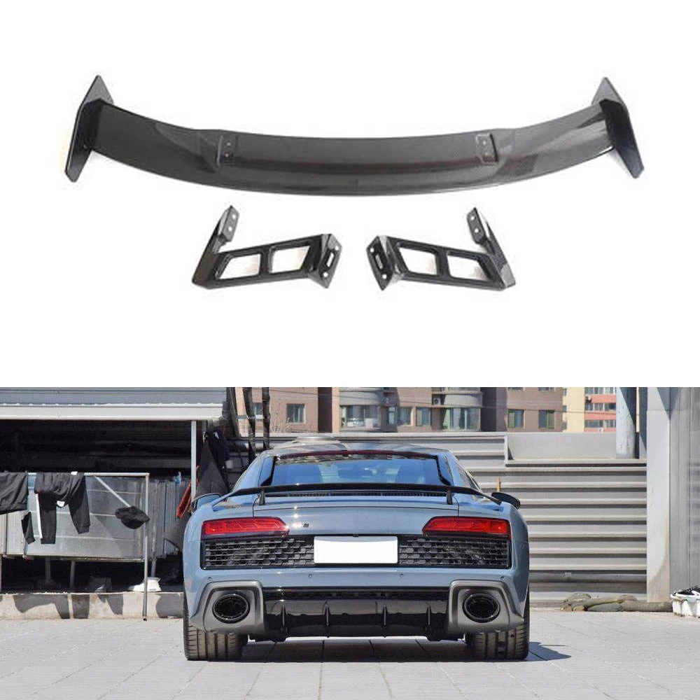 Для Audi R8 настоящий сухой карбоновый спойлер на высоких ножках, комплекты кузова, отделка, автомобильные детали, автоаксессуары
Для Audi R8 настоящий сухой карбоновый спойлер на высоких ножках, комплекты кузова, отделка, автомобильные детали, автоаксессуары