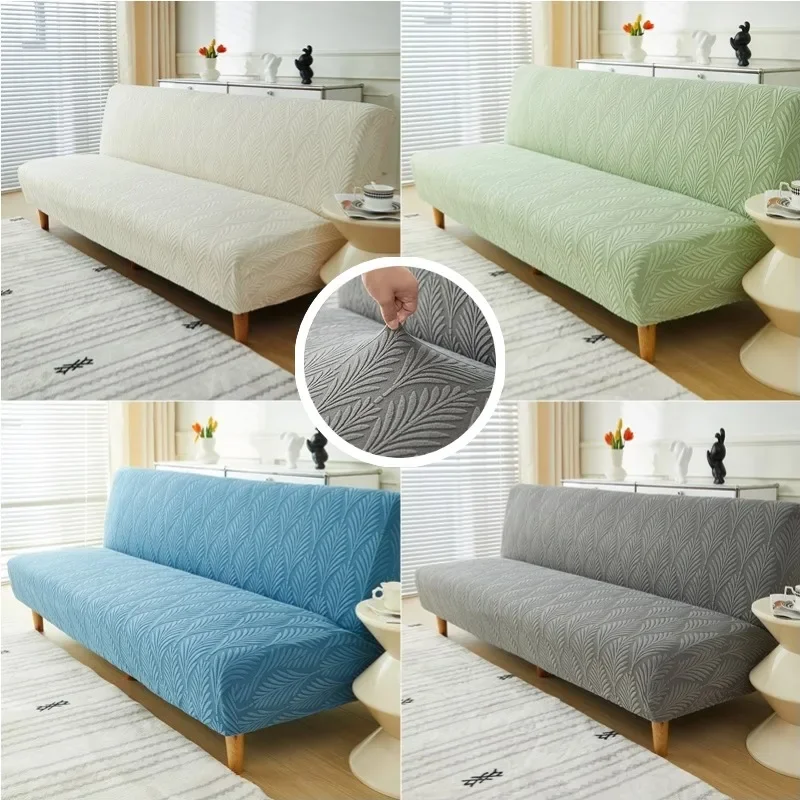 1PC All-inclusive Folding Sofa Bed Cover Stretch Leaves Jacquard Armless Futon Sofa Slipcover Elastic Couch Case for Living Room
1PC All-inclusive Folding Sofa Bed Cover Stretch Leaves Jacquard Armless Futon Sofa Slipcover Elastic Couch Case for Living Room