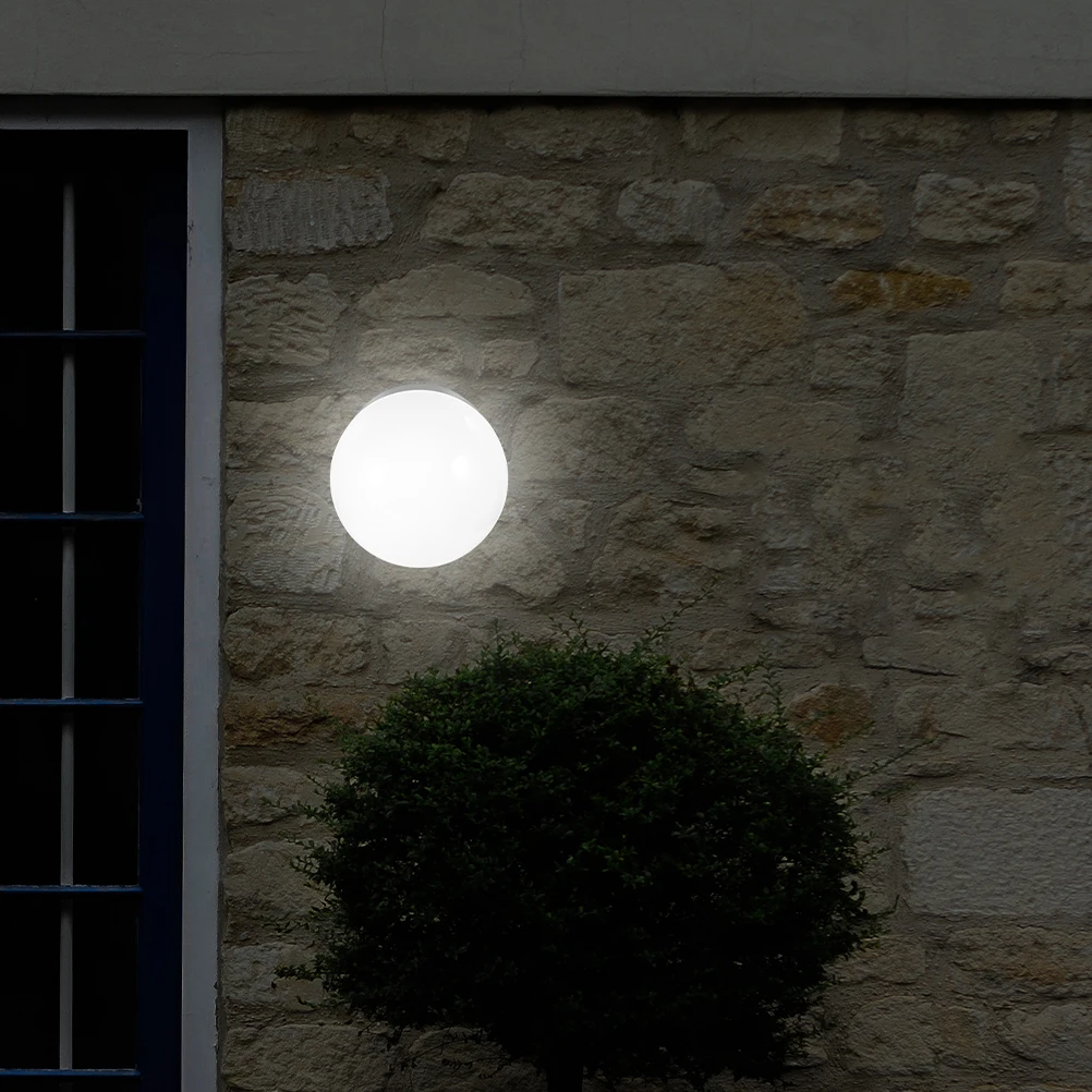 Modern 1Pc LED Round Ball Wall Light 200mm E27 Black Stainless Steel Outdoor Solar Yard Lamp Garden Decorative Lighting
Modern 1Pc LED Round Ball Wall Light 200mm E27 Black Stainless Steel Outdoor Solar Yard Lamp Garden Decorative Lighting