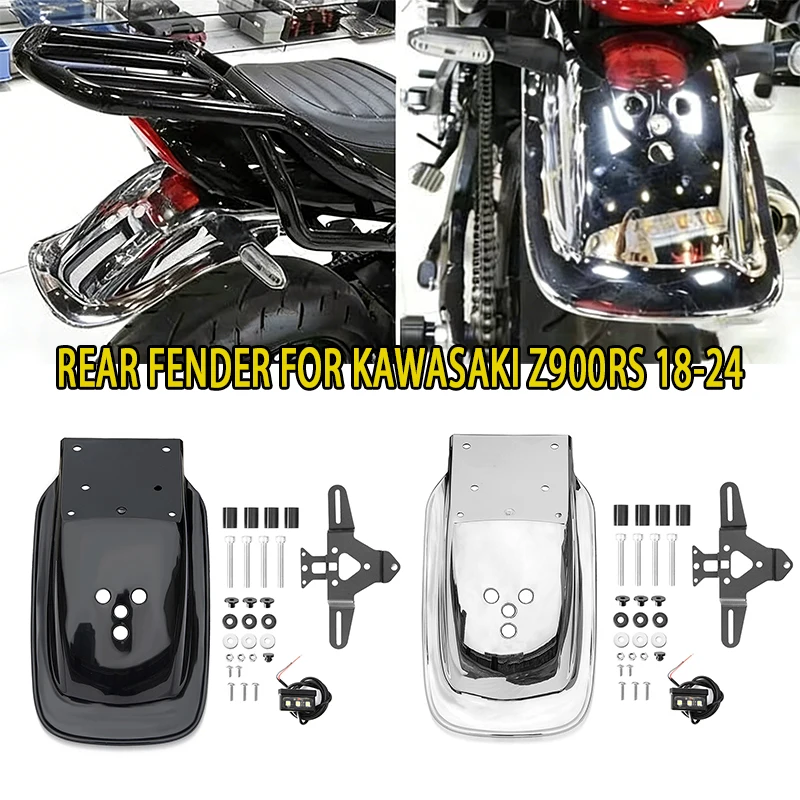 For Z900RS Rear Fender For Kawasaki Z900 RS SE Cafe ABS 18-24 Motorcycle Wheel Hugger Mudguard Splash Guard Licese Plate Holder
For Z900RS Rear Fender For Kawasaki Z900 RS SE Cafe ABS 18-24 Motorcycle Wheel Hugger Mudguard Splash Guard Licese Plate Holder
