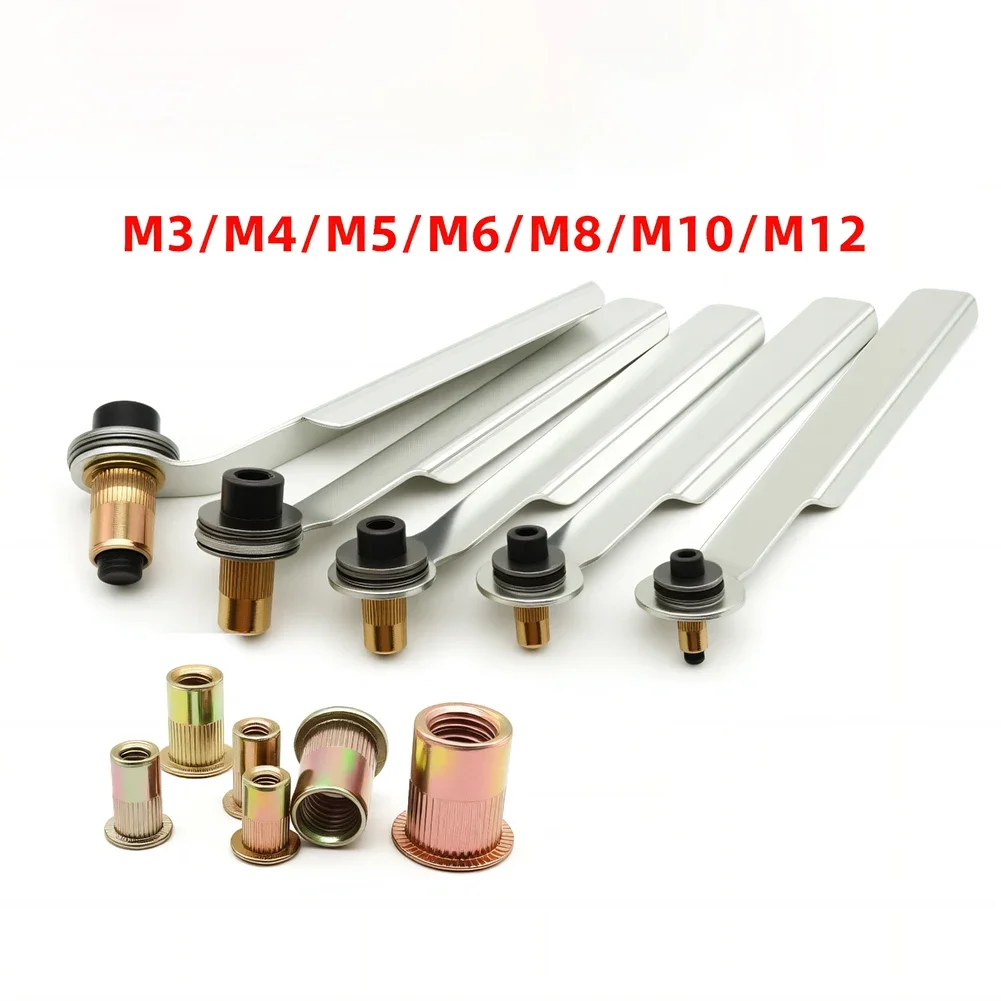 7pcs Integrated Wrench Rivet Tool Labor-saving Rivet Nut Tool Manual & Electric Dual Functionality Tools M-3/-4/-5/-6/-8/-10/-12
7pcs Integrated Wrench Rivet Tool Labor-saving Rivet Nut Tool Manual & Electric Dual Functionality Tools M-3/-4/-5/-6/-8/-10/-12