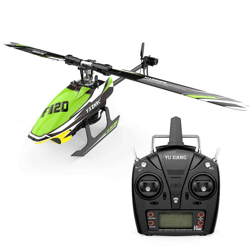 2026 YXZNRC F120 RC Helicopter 2.4G 6CH 6-Axis Gyro 3D6G Direct Drive Brushless Motor Flybarless Arobatic Mini Drone BNF RTF
2026 YXZNRC F120 RC Helicopter 2.4G 6CH 6-Axis Gyro 3D6G Direct Drive Brushless Motor Flybarless Arobatic Mini Drone BNF RTF