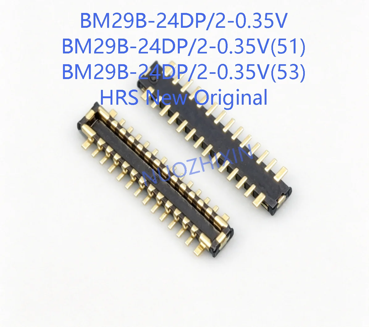 10PCS BM29B-24DP/2-0.35V(51) BM29B-24DP/2-0.35V(53) HRS 24+2Pin Board to Board Connector 0.35mm Pitch 0.6mm Height SMD RoHS
10PCS BM29B-24DP/2-0.35V(51) BM29B-24DP/2-0.35V(53) HRS 24+2Pin Board to Board Connector 0.35mm Pitch 0.6mm Height SMD RoHS