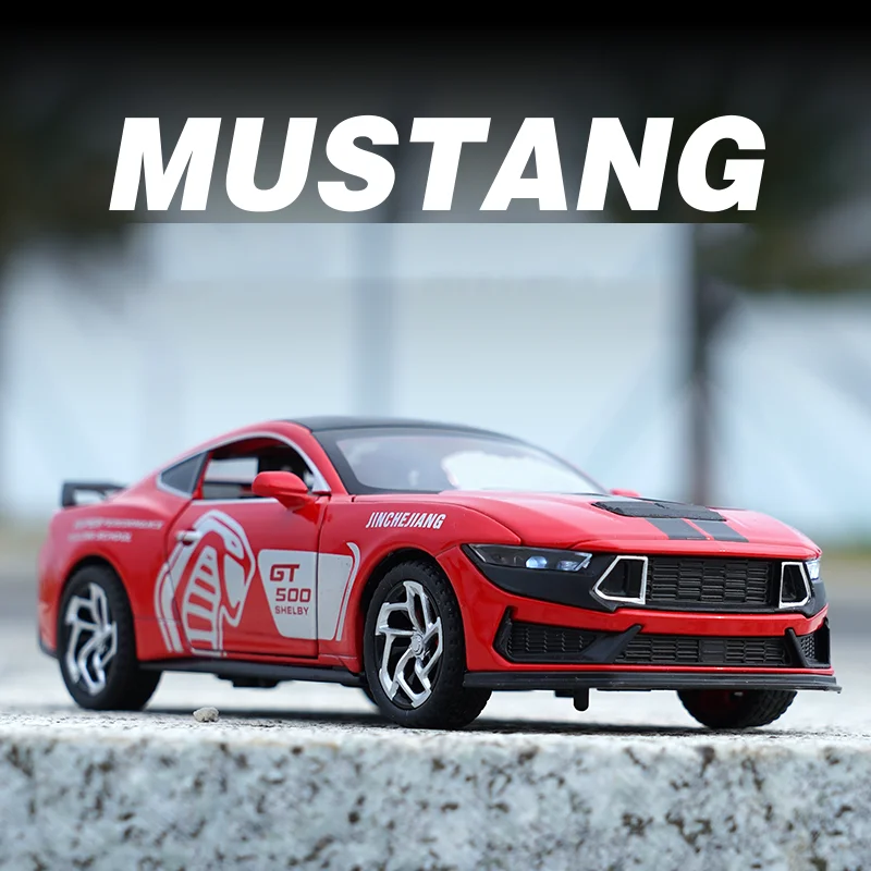 1:32 Mustang GT500, литая под давлением модель автомобиля из сплава, возвратная сила вперед, имитация звука и света, детская игрушечная машина, подарок для мальчика
1:32 Mustang GT500, литая под давлением модель автомобиля из сплава, возвратная сила вперед, имитация звука и света, детская игрушечная машина, подарок для мальчика