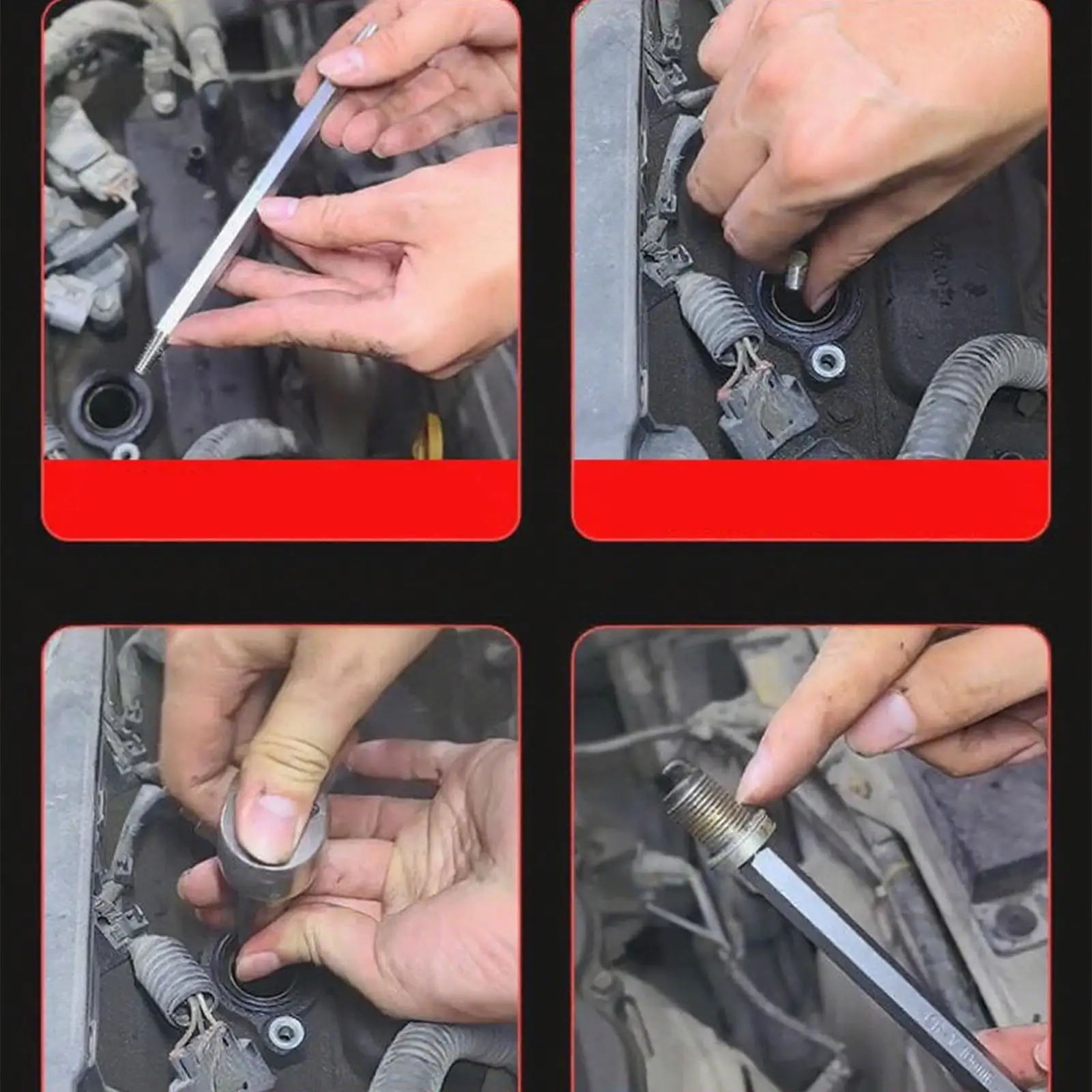Automotive Engine Repair Broken Spark Plug Remover Double Ended Steel Extractor for Vehicle Maintenance
Automotive Engine Repair Broken Spark Plug Remover Double Ended Steel Extractor for Vehicle Maintenance