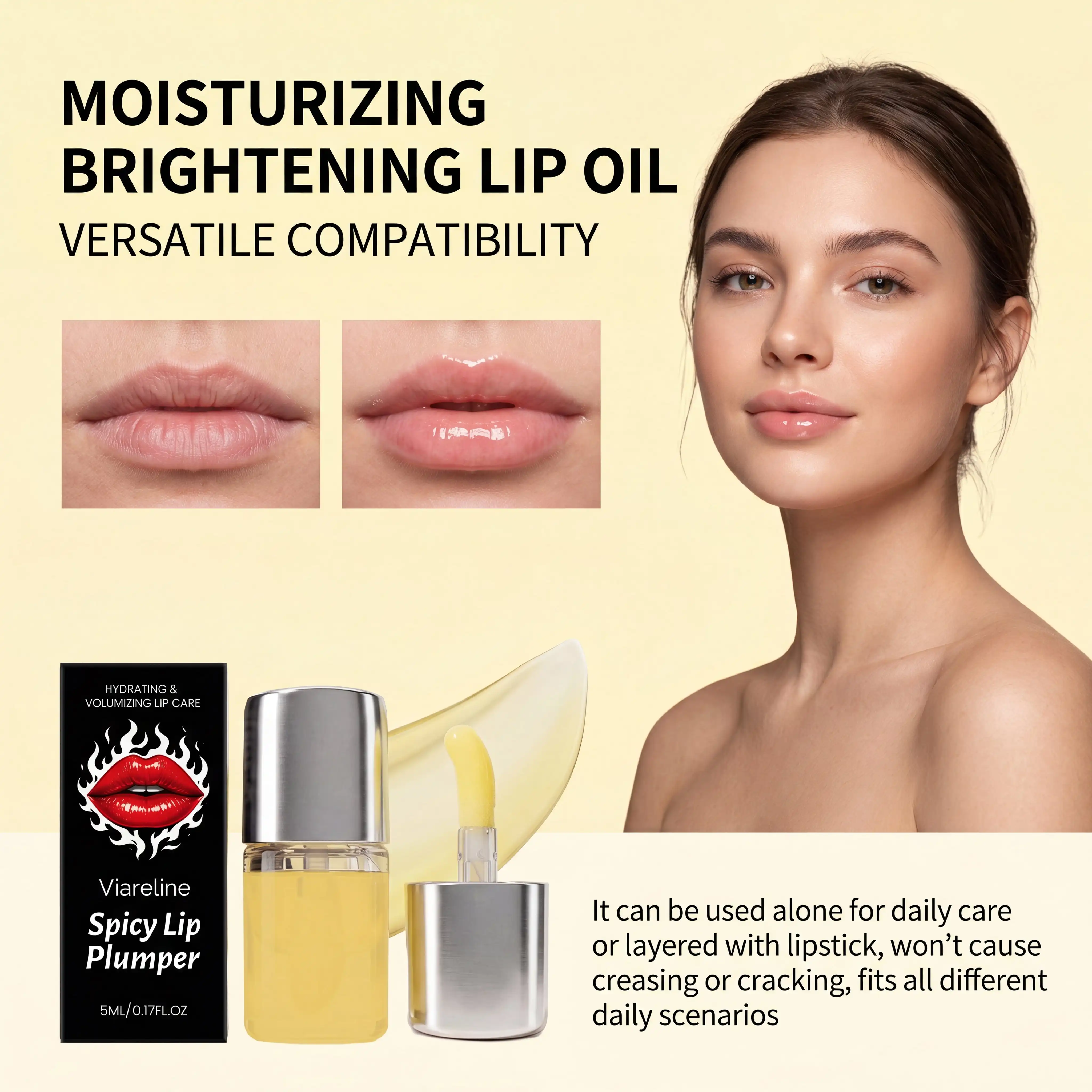 1/2/3/4/5/8/10 Pcs Spicy Deep Hydration Lock Lip Oil Natural Glow Long Lasting Moisturizer Anti Dryness Anti Sensitivity Chapped
1/2/3/4/5/8/10 Pcs Spicy Deep Hydration Lock Lip Oil Natural Glow Long Lasting Moisturizer Anti Dryness Anti Sensitivity Chapped