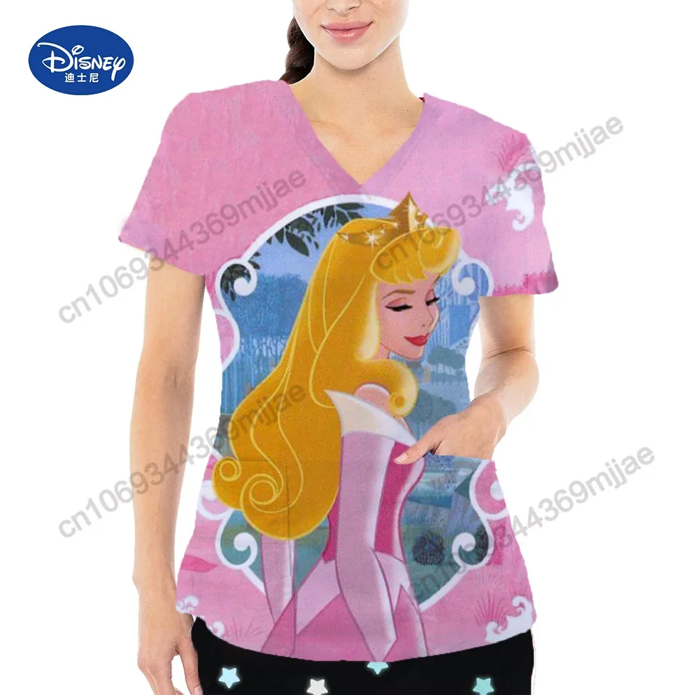 Clothes for Summer Women V-neck Tops Cartoon Women's T-shirts Pocket Short Sleeves T-shirts
Clothes for Summer Women V-neck Tops Cartoon Women's T-shirts Pocket Short Sleeves T-shirts