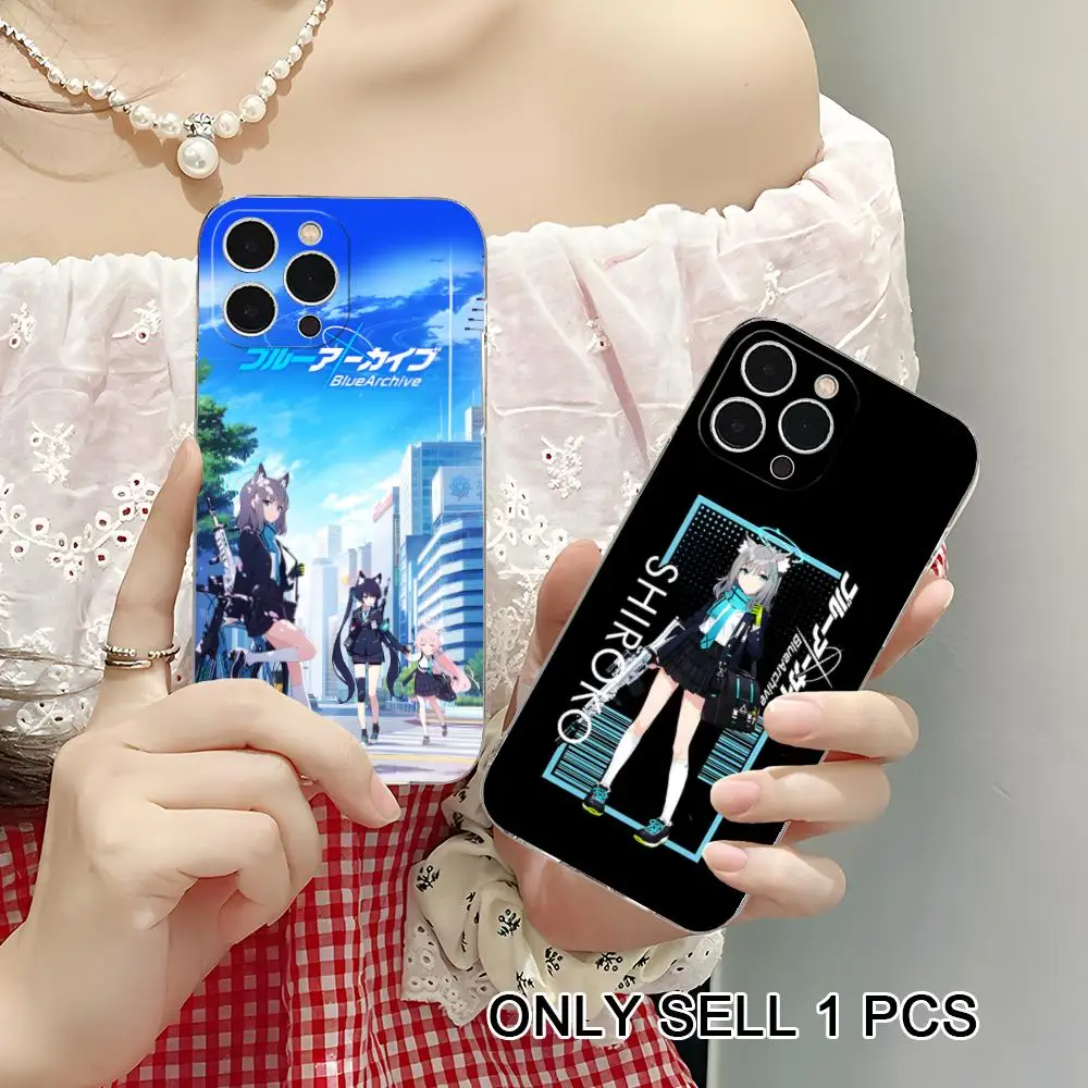 Blue Archive Shiroko Clear TPU Mobile Case for iPhone 17 16 15 14 13 12 11 X XR XS Air Pro Max Plus Mini Colorful Cover
Blue Archive Shiroko Clear TPU Mobile Case for iPhone 17 16 15 14 13 12 11 X XR XS Air Pro Max Plus Mini Colorful Cover
