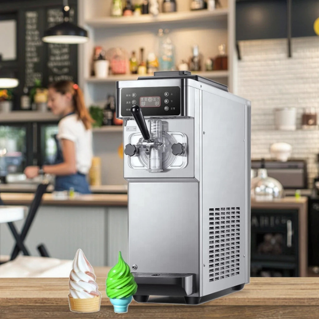 High Quality 16L/H Single Flavor Ice Cream 1200w Gelato Making Machine Desktop Ice Cream Machine
High Quality 16L/H Single Flavor Ice Cream 1200w Gelato Making Machine Desktop Ice Cream Machine