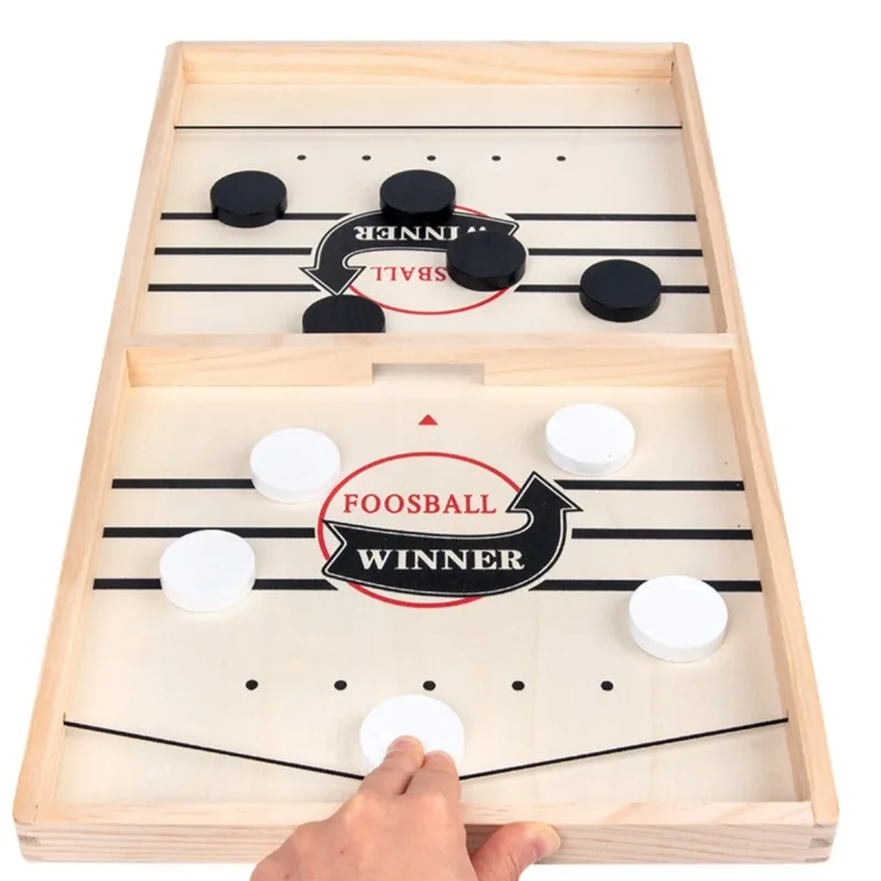Table Hockey Slingshot Board Game Fast Paced Desktop Battle Chess Parent Child Interactive Toy Kids Gift
Table Hockey Slingshot Board Game Fast Paced Desktop Battle Chess Parent Child Interactive Toy Kids Gift