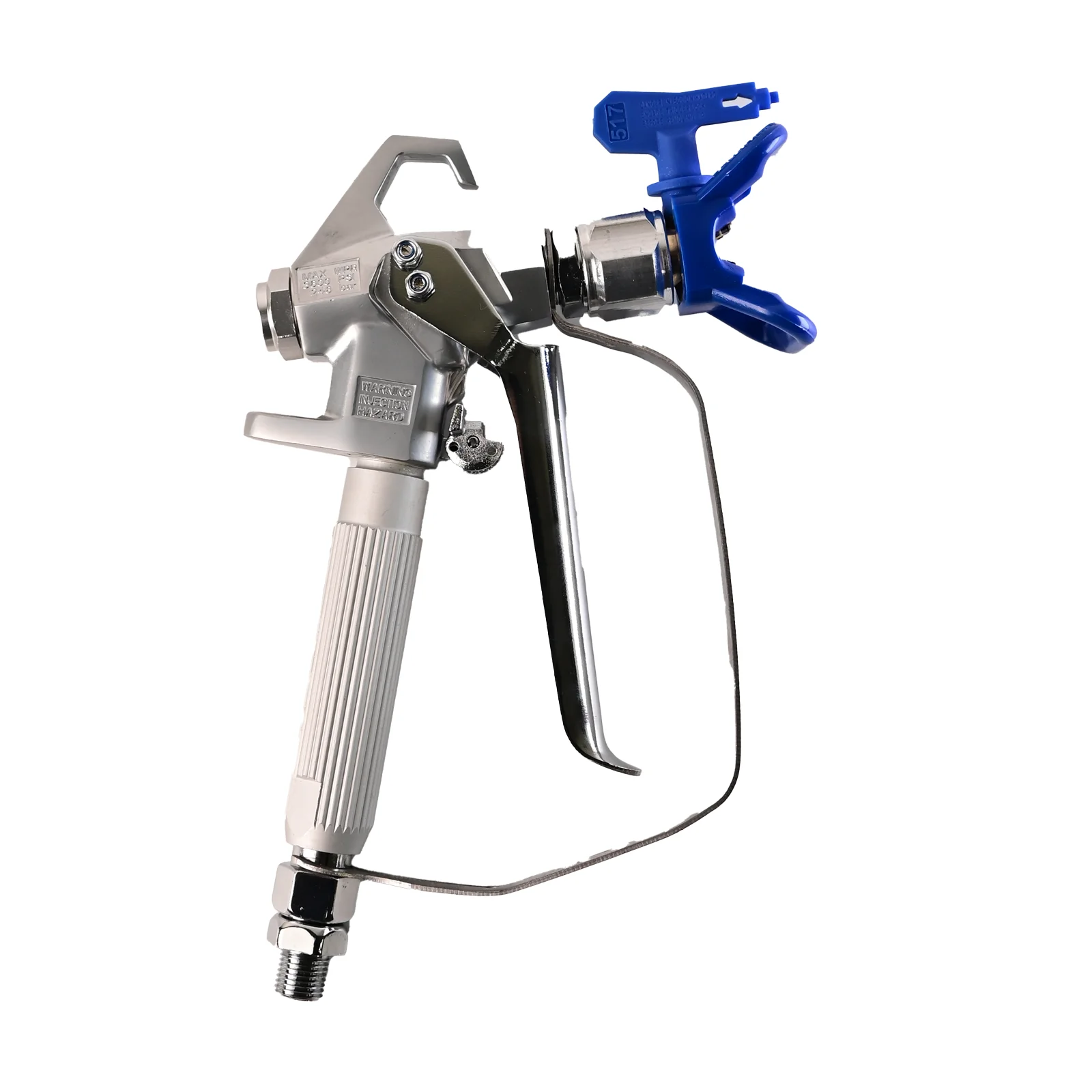 Spray Gun G5 Airless Spray Gun 288488 with Blue Nozzle Guard and 517 Nozzle, G5 Max 25 Mpa 248 Bar Suitable for Airless Paint Sprayers
Spray Gun G5 Airless Spray Gun 288488 with Blue Nozzle Guard and 517 Nozzle, G5 Max 25 Mpa 248 Bar Suitable for Airless Paint Sprayers