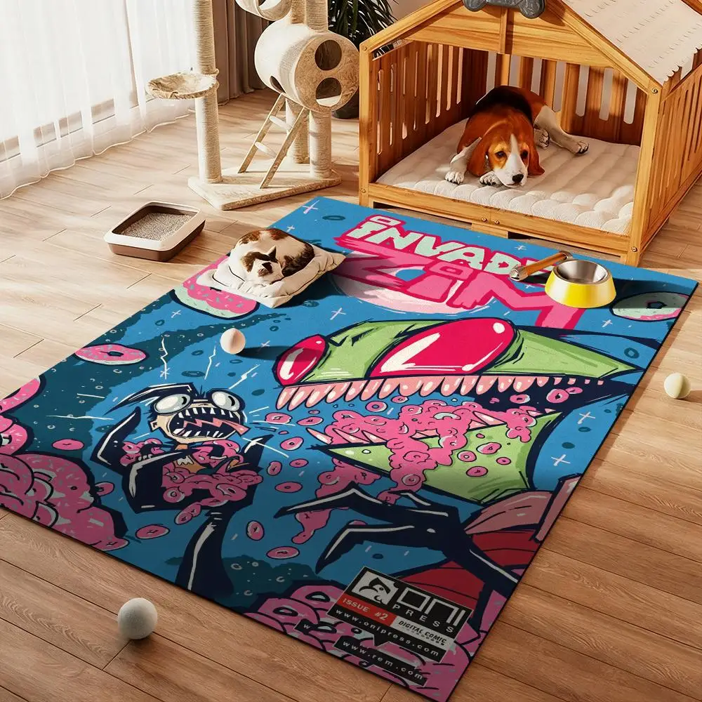 Floor Mat Diatom Bath Mat Absorbent Quick Dry Non-Slip TPR Backing Soft Plush Draining Rugs cool fashion I-Invader ZimS
Floor Mat Diatom Bath Mat Absorbent Quick Dry Non-Slip TPR Backing Soft Plush Draining Rugs cool fashion I-Invader ZimS