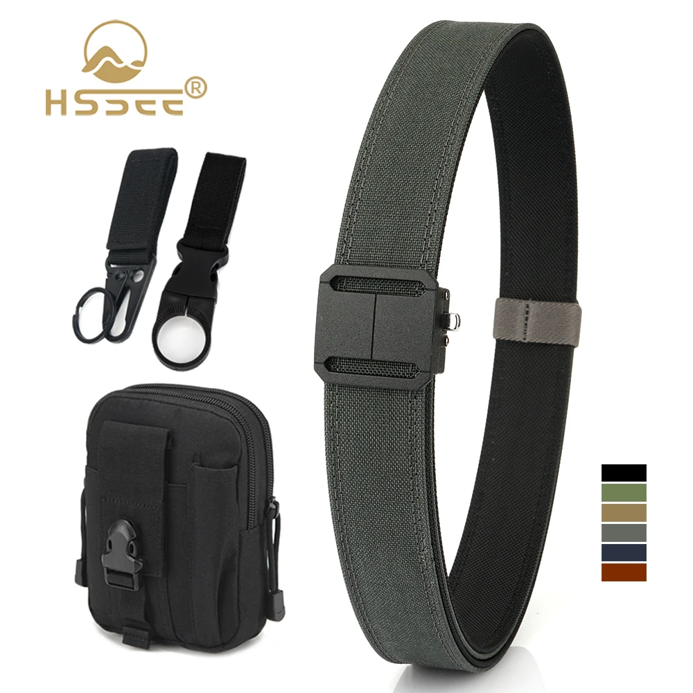 HSSEE New Rigid Casual Belt for Men Metal Automatic Buckle Hunting Tactical Belt Thick Genuine Nylon Hard Sports Belt Male Gift
HSSEE New Rigid Casual Belt for Men Metal Automatic Buckle Hunting Tactical Belt Thick Genuine Nylon Hard Sports Belt Male Gift