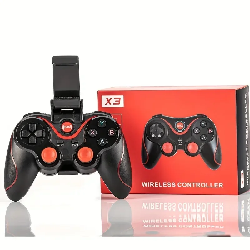 Suitable for X3 Gamepad Joystick Wireless 3.0 Android Gamepad Game Remote Control, Mobile Phone Computer Tablet TV Box
Suitable for X3 Gamepad Joystick Wireless 3.0 Android Gamepad Game Remote Control, Mobile Phone Computer Tablet TV Box