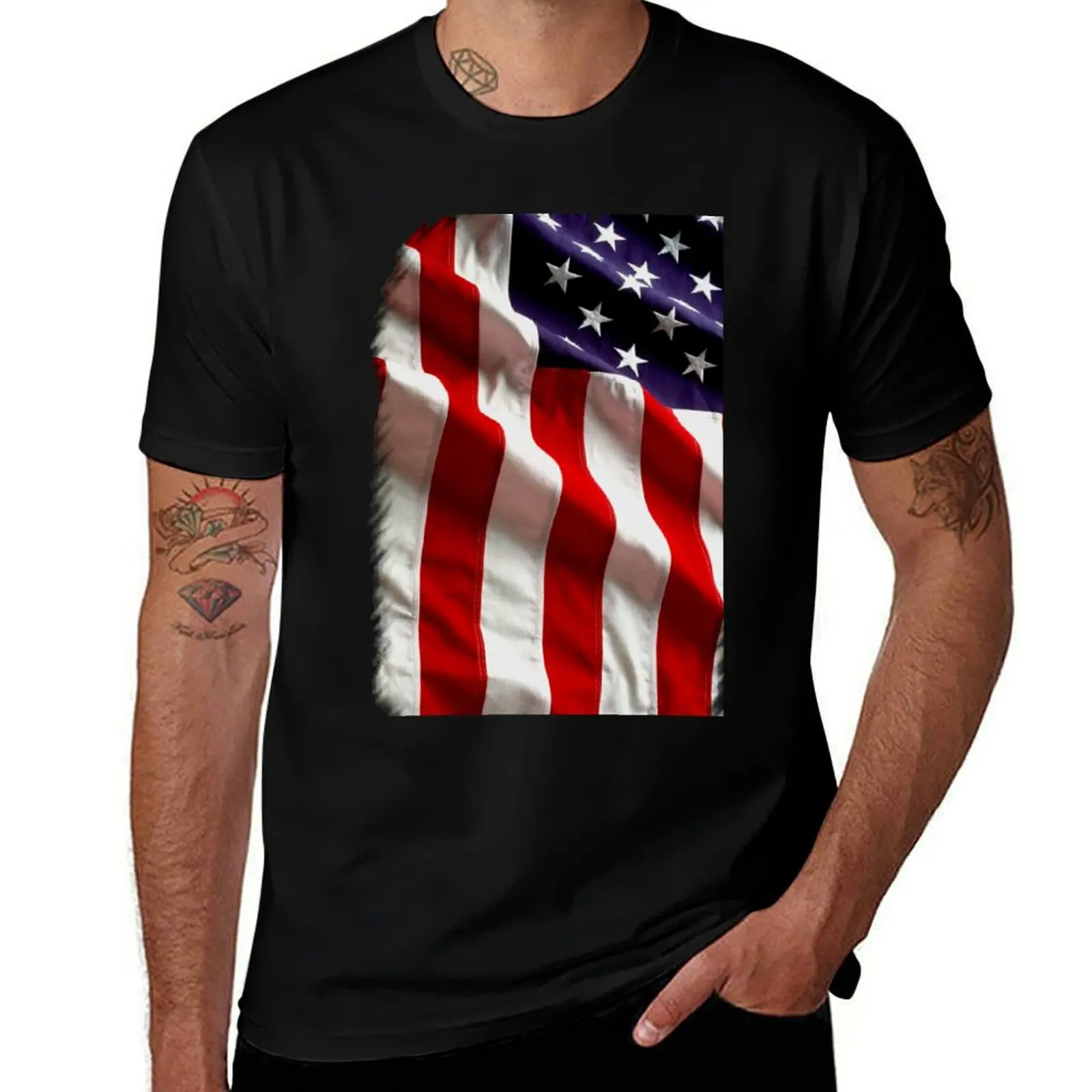 STARS AND STRIPES T-Shirt Trend Art Print T-Shirt
STARS AND STRIPES T-Shirt Trend Art Print T-Shirt