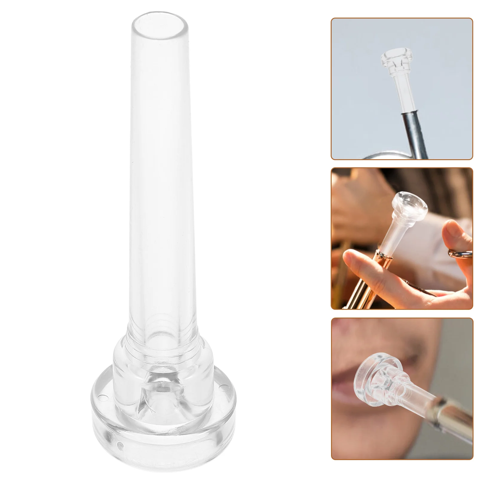 Trumpet Mouthpiece Replacement Accessory Shape Horns Wind Instrument Abs Plastic Supplies
Trumpet Mouthpiece Replacement Accessory Shape Horns Wind Instrument Abs Plastic Supplies