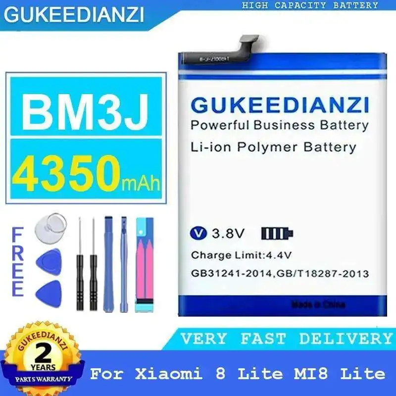 BM3J 4350 мАч Высокосовместимый аккумулятор для мобильного телефона для Xiaomi 8 Lite MI8
BM3J 4350 мАч Высокосовместимый аккумулятор для мобильного телефона для Xiaomi 8 Lite MI8