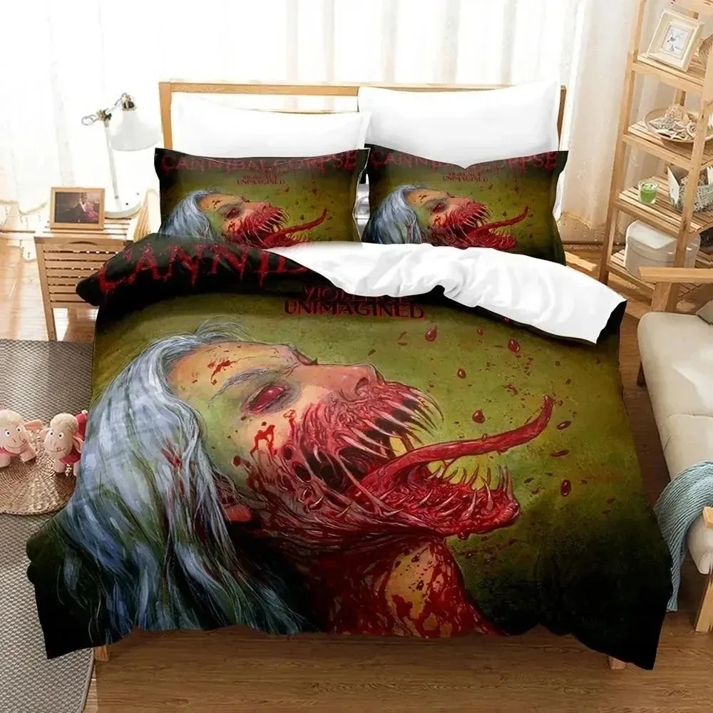 3D Print Cannibal Corpse Bedding Set Duvet Cover Bed Set Quilt Cover Pillowcase Comforter king Queen Size Boys Adult Bedding Set
3D Print Cannibal Corpse Bedding Set Duvet Cover Bed Set Quilt Cover Pillowcase Comforter king Queen Size Boys Adult Bedding Set