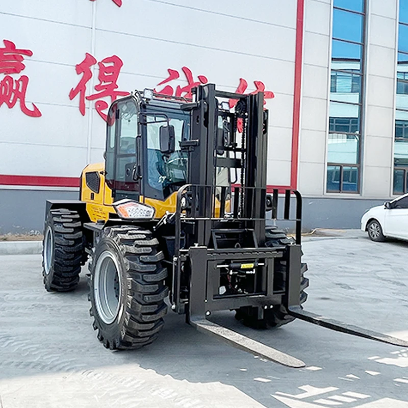 4x4 Rough Terrain Diesel Forklift 3.5 Ton 5 Ton 10 Ton All Terrain Forklift Truck Internal Combustion Diesel Forklift Truck 5T
4x4 Rough Terrain Diesel Forklift 3.5 Ton 5 Ton 10 Ton All Terrain Forklift Truck Internal Combustion Diesel Forklift Truck 5T
