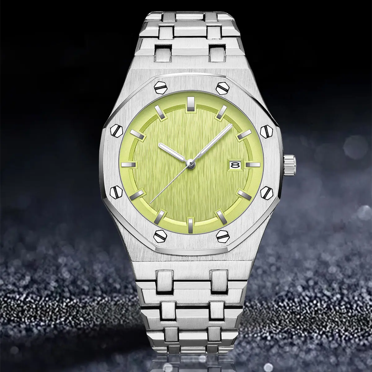 Men Classic Sports Fashion Stainless Steel Watch Blue Yellow Dial Quartz Analog Wrist Watch for Men Luminous Hand Waterproof
Men Classic Sports Fashion Stainless Steel Watch Blue Yellow Dial Quartz Analog Wrist Watch for Men Luminous Hand Waterproof