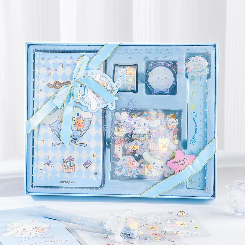 Cartoon Sanrio Cinnamoroll My Melody Kuromi Notebook Set Children's Notepad Gift Box Student Stationery Sets Student Gifts
Cartoon Sanrio Cinnamoroll My Melody Kuromi Notebook Set Children's Notepad Gift Box Student Stationery Sets Student Gifts