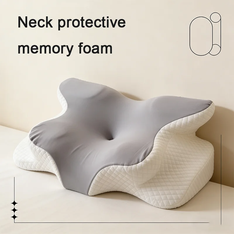 Подушка для сна с эффектом памяти 2026 года, высококачественная, всесезонная, универсальная, с медленным восстановлением формы, для поддержки шеи, в форме бабочки, ортопедическая
Подушка для сна с эффектом памяти 2026 года, высококачественная, всесезонная, универсальная, с медленным восстановлением формы, для поддержки шеи, в форме бабочки, ортопедическая