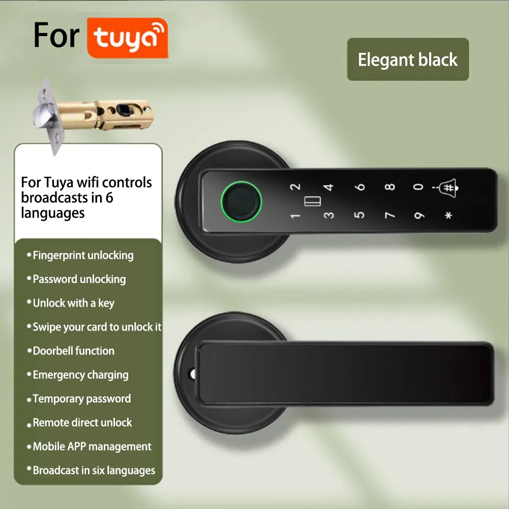 Spherical Fingerprint Lock Home Bedroom Electronic Password Lock For Tuya WiFi Smart Password Lock Adds A Touch Of Contemporary
Spherical Fingerprint Lock Home Bedroom Electronic Password Lock For Tuya WiFi Smart Password Lock Adds A Touch Of Contemporary