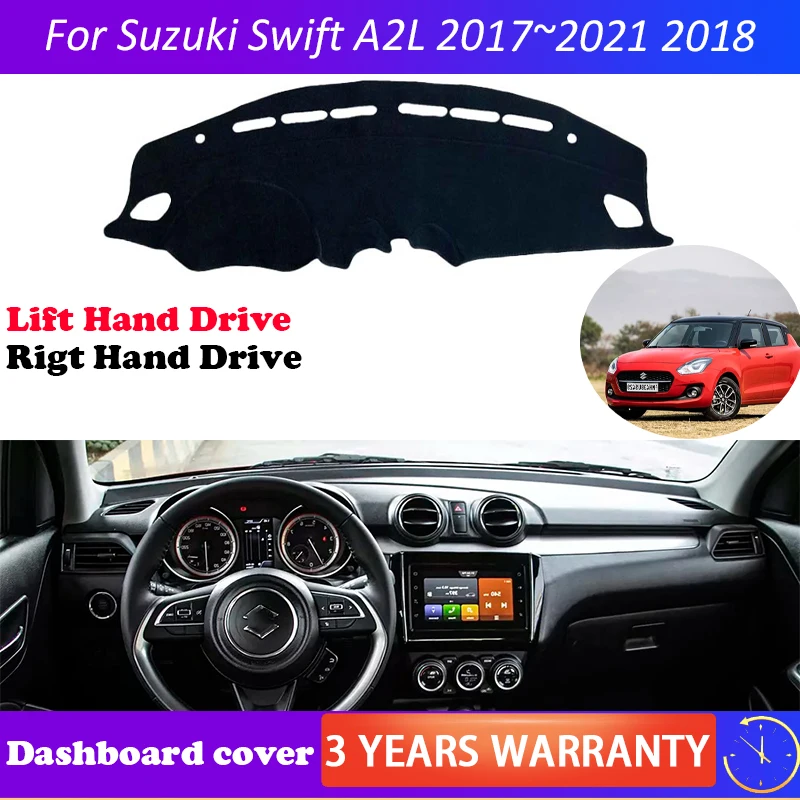 Противоскользящий коврик для Suzuki Swift A2L 2017 ~ 2021 2018, накладка на приборную панель, Солнцезащитный коврик, автомобильные аксессуары 2019 2020
Противоскользящий коврик для Suzuki Swift A2L 2017 ~ 2021 2018, накладка на приборную панель, Солнцезащитный коврик, автомобильные аксессуары 2019 2020