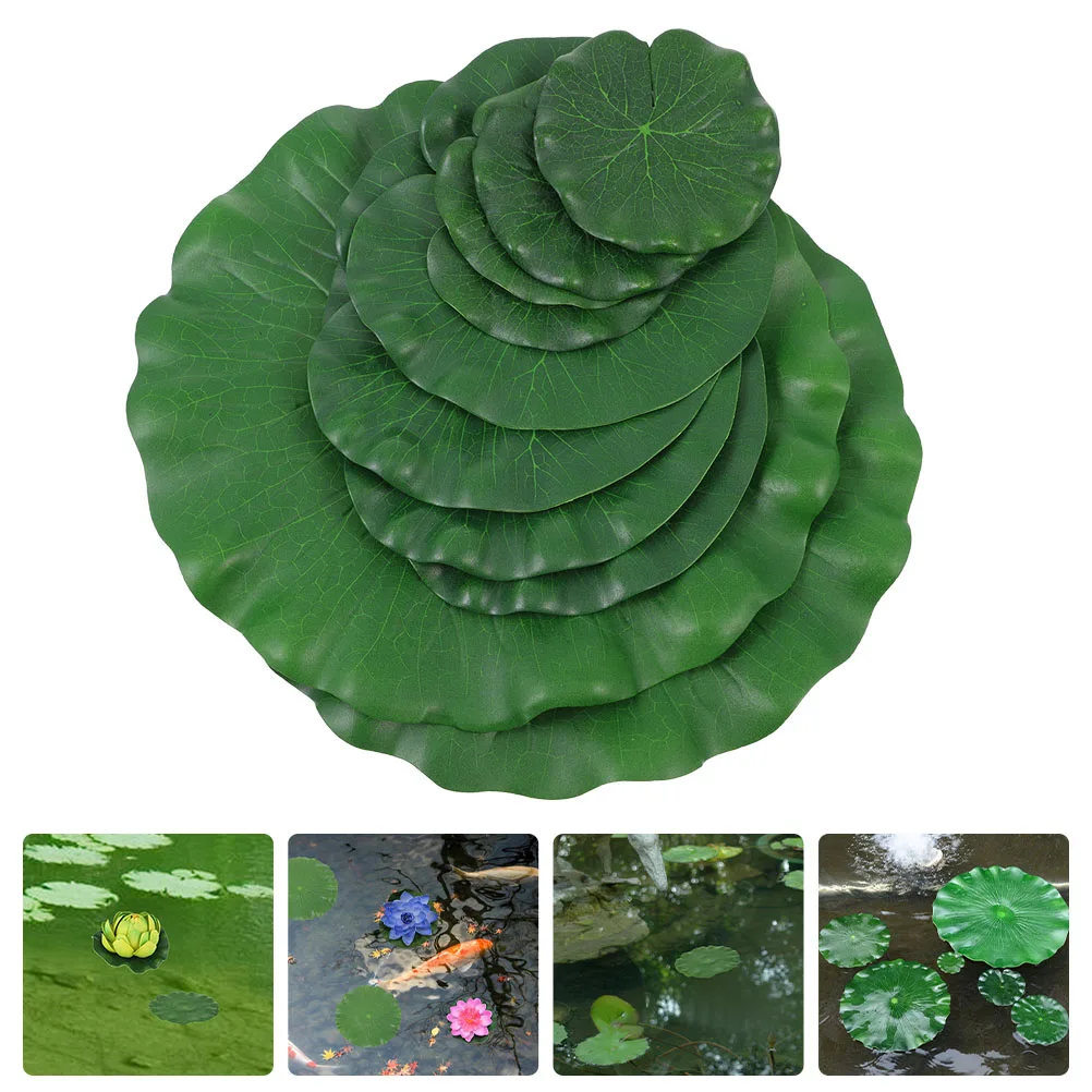 EVA Pond Ornaments Decorative Lily Pads Floating Flower for Pool Aquarium Party Stage Simulated Pond Plants Accessory
EVA Pond Ornaments Decorative Lily Pads Floating Flower for Pool Aquarium Party Stage Simulated Pond Plants Accessory