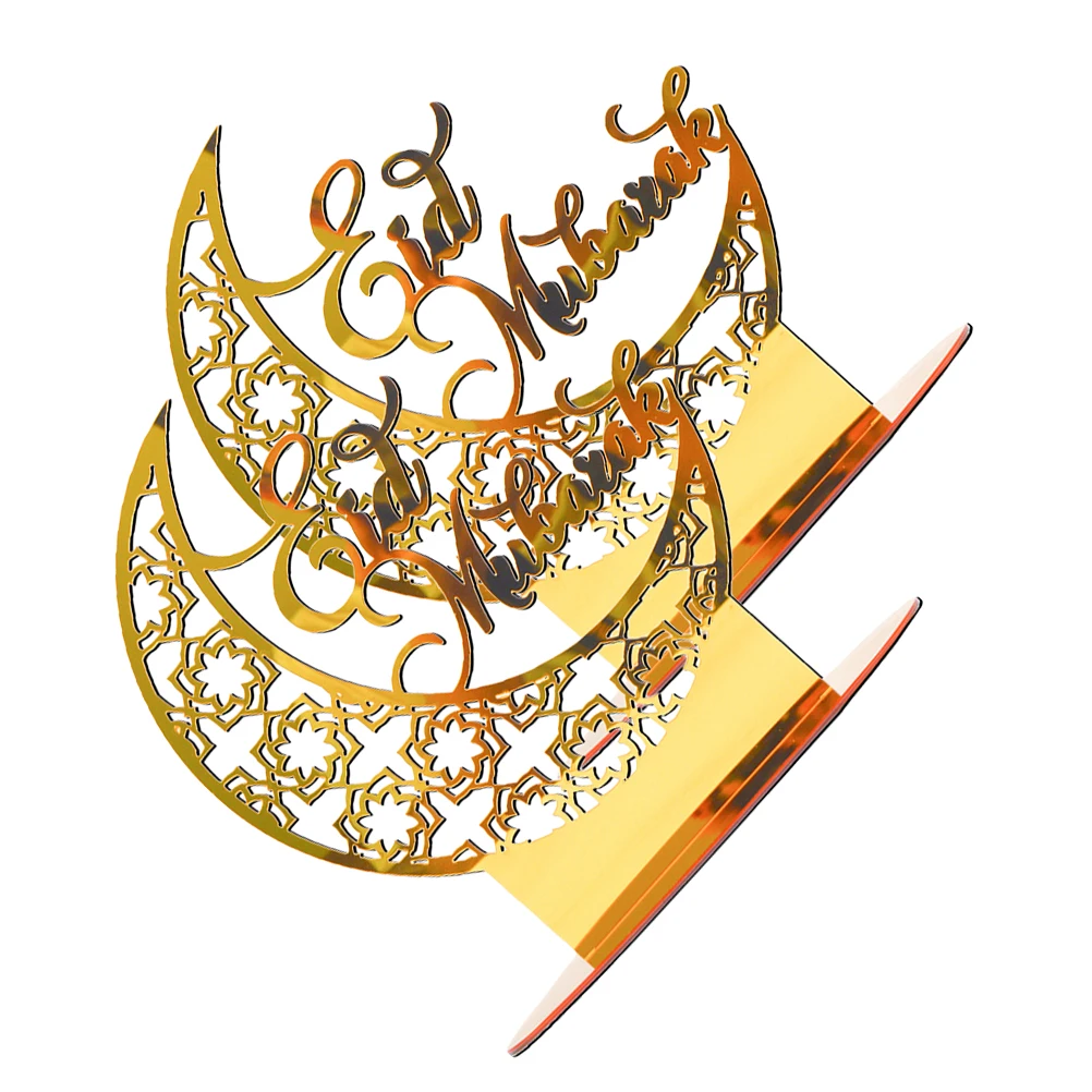 2pcs Acrylic Ornaments Eid Mubarak Decorations Islamic Home Decor Festival Adornment Ramadan Party Supplies Table Centerpiece
2pcs Acrylic Ornaments Eid Mubarak Decorations Islamic Home Decor Festival Adornment Ramadan Party Supplies Table Centerpiece