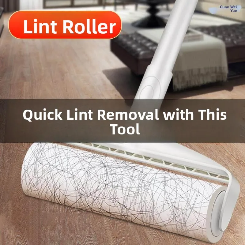 Tecanai Long Pole Sticky Hair Remover Roller Floor Pet Hair Removal Paper Clothes Dust Roller Gadget Pet Grooming Tool
Tecanai Long Pole Sticky Hair Remover Roller Floor Pet Hair Removal Paper Clothes Dust Roller Gadget Pet Grooming Tool