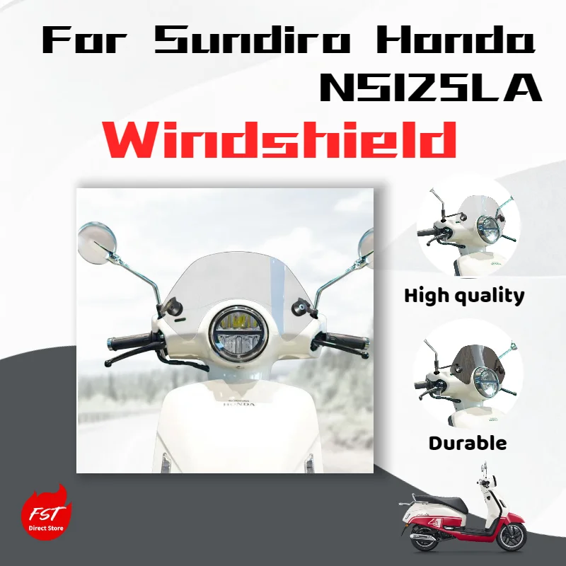 For Sundiro Honda NS125LA windshield modification, racing-style small windshield.
For Sundiro Honda NS125LA windshield modification, racing-style small windshield.