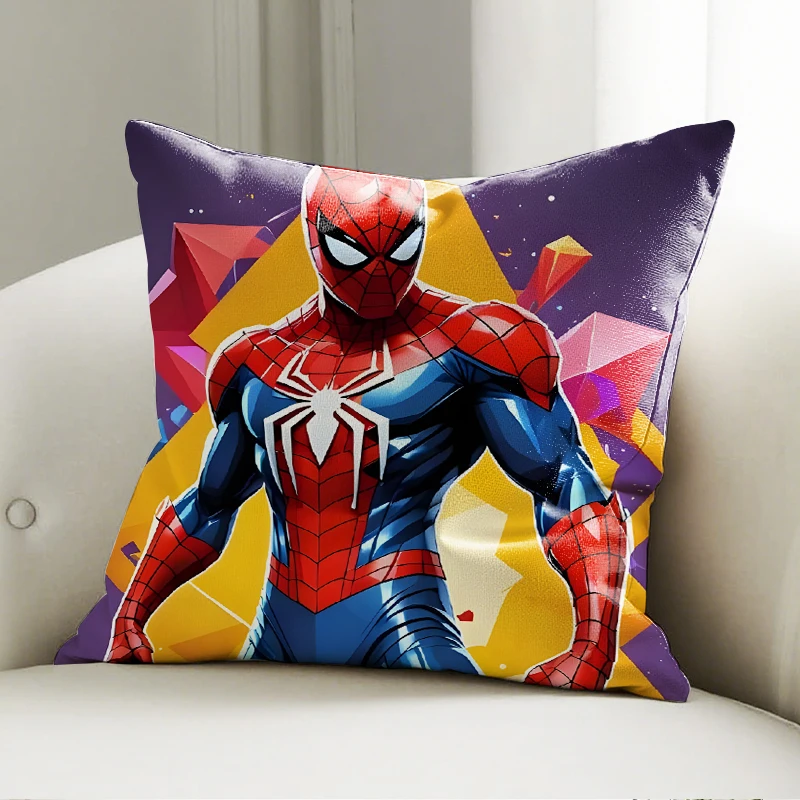 Marvel Spiderman Pillow Cover Colorful Geometry Pattern Decorative Cushion Sofa Bedroom Superhero Fan Gift
Marvel Spiderman Pillow Cover Colorful Geometry Pattern Decorative Cushion Sofa Bedroom Superhero Fan Gift