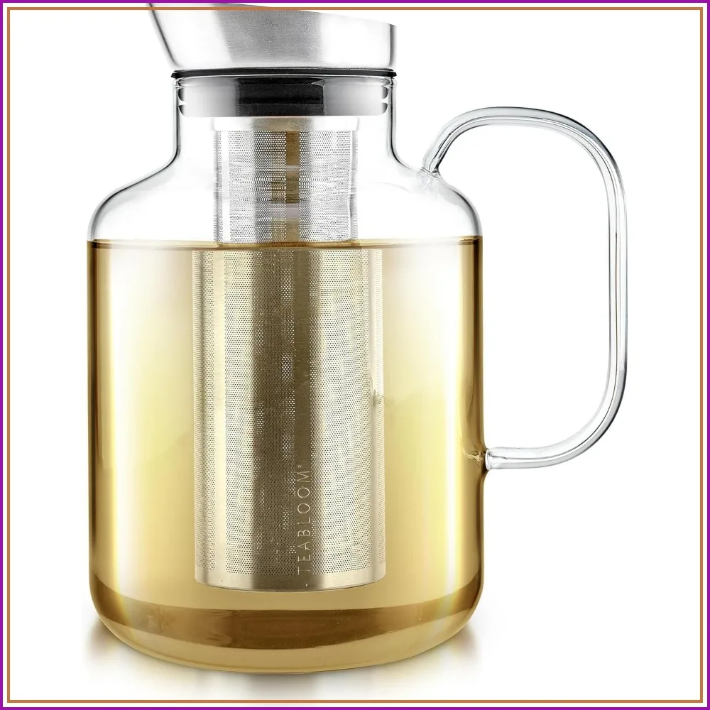 Extra-Large Multi-Brew Borosilicate Glass Teapot & Pitcher – Steep Hot Tea, Iced Tea, Cold Brew & Fruit Water
Extra-Large Multi-Brew Borosilicate Glass Teapot & Pitcher – Steep Hot Tea, Iced Tea, Cold Brew & Fruit Water